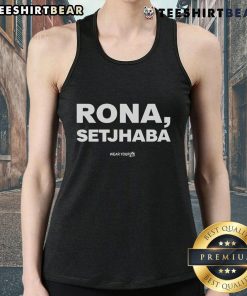 Official Rona Setjhaba tank top in vibrant colors, showcasing stylish design for casual wear and summer fashion.