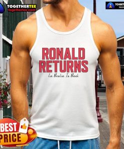 Official Ronald Acua Jr. La Bestia Is Back Tank Top featuring vibrant design and bold lettering for fans.
