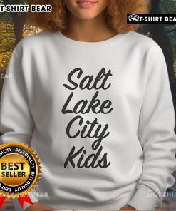 Official Salt Lake City kids sweatshirt in vibrant colors, perfect for stylish and cozy wear for children.