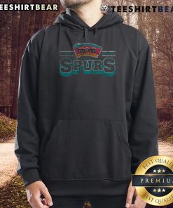 Official San Antonio Spurs fan banner hoodie featuring team colors and logo, perfect for game day attire.