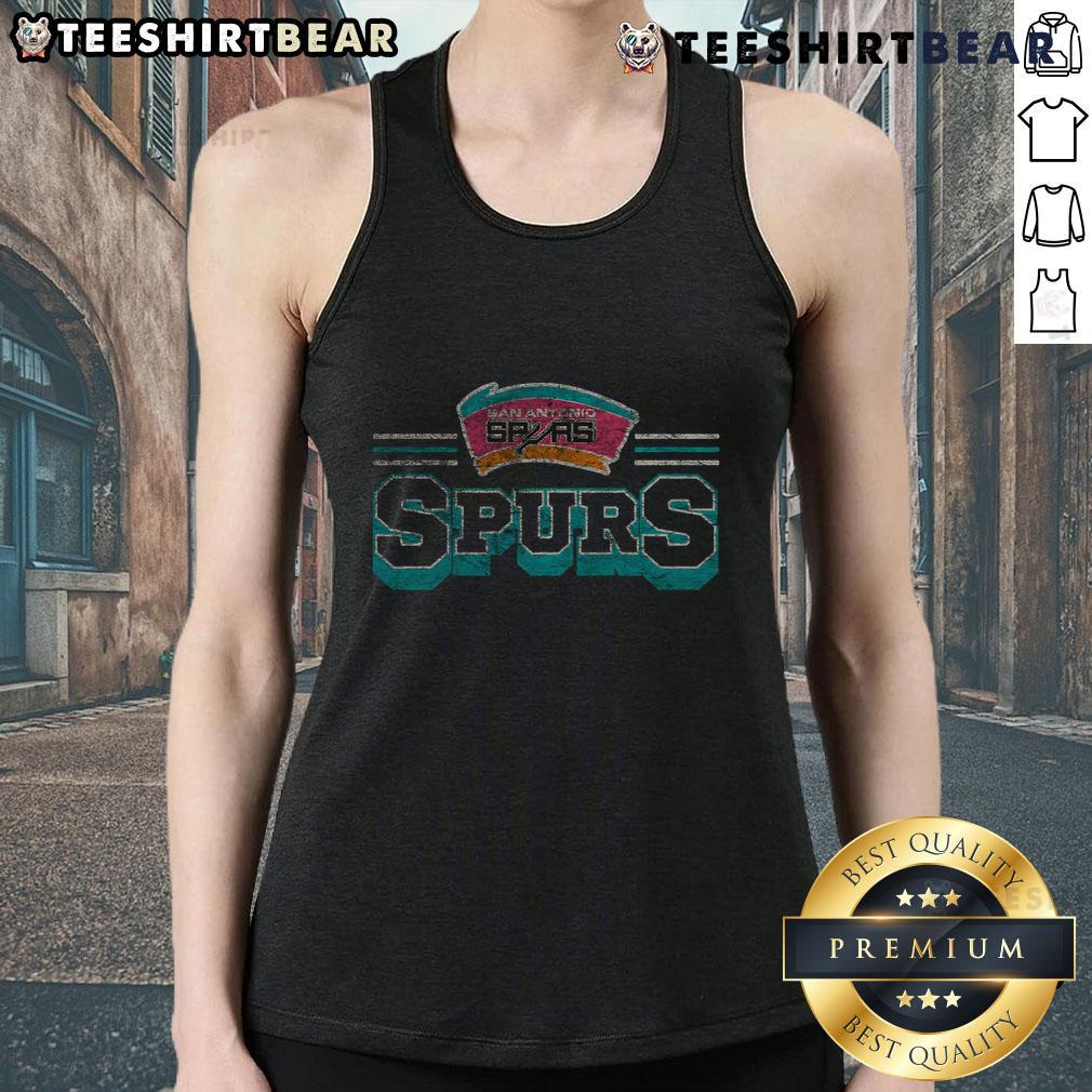 Official San Antonio Spurs Fan Banner Tank Top Official San Antonio Spurs fan banner tank top featuring team colors and logo, perfect for game day and casual wear.