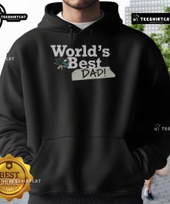Official San Jose Sharks World's Best Dad Hoodie featuring team colors and logo, perfect gift for hockey-loving dads.