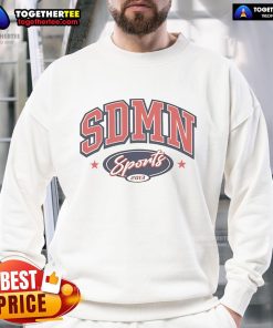 Official SDMN Sports 2013 sweatshirt featuring a stylish design and vibrant colors, perfect for sports enthusiasts.