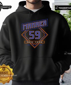Alt Text: Official Sean Manaea 59 MLBPA New York hoodie featuring team colors and logo, perfect for fans and collectors.