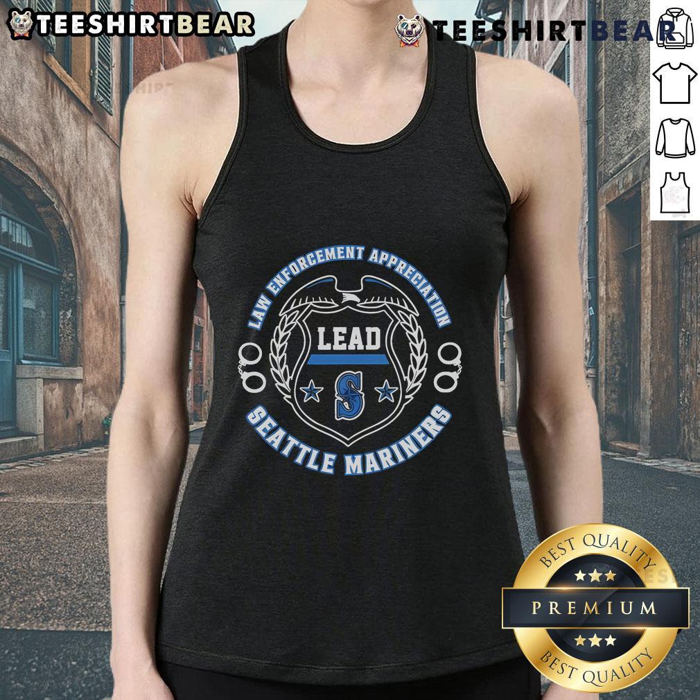 Official Seattle Mariners Law Enforcement Appreciation Day 2025 Tank Top Official Seattle Mariners Law Enforcement Appreciation Day 2025 tank top featuring team logo and commemorative design.