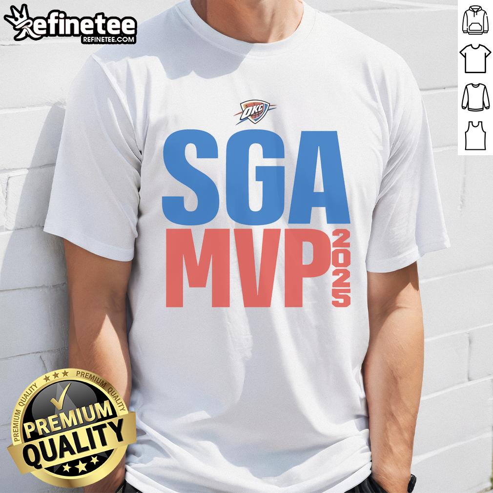Official Sga Shai Gilgeous Alexander Okc Thunder 2025 Nba Mvp T Shirt Official SGA Shai Gilgeous-Alexander OKC Thunder 2025 NBA MVP T-Shirt showcasing vibrant team colors and player design.