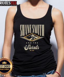 Official Shane Smith and The Saints Diamond Mountain tank top, established 2013, featuring bold graphics and stylish design.