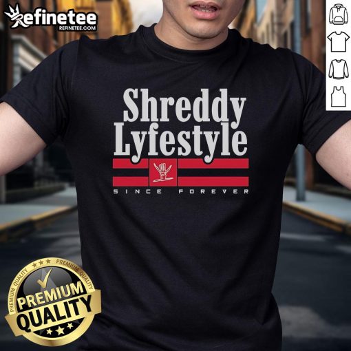 Alt Text: Official Shreddy Lyfestyle Since Forever Cowboy T-Shirt featuring a stylish cowboy graphic and comfortable fit.