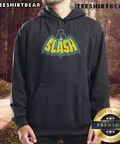 Official Slash Batman Hoodie featuring a bold graphic design, perfect for fans of superhero apparel and stylish comfort.