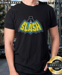 Official Slash Batman T-Shirt featuring iconic Batman logo and stylish design, perfect for comic fans and collectors.