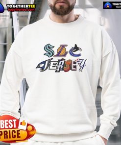 Official SLC jersey logo on a stylish sports sweatshirt, perfect for fans and athletes alike.