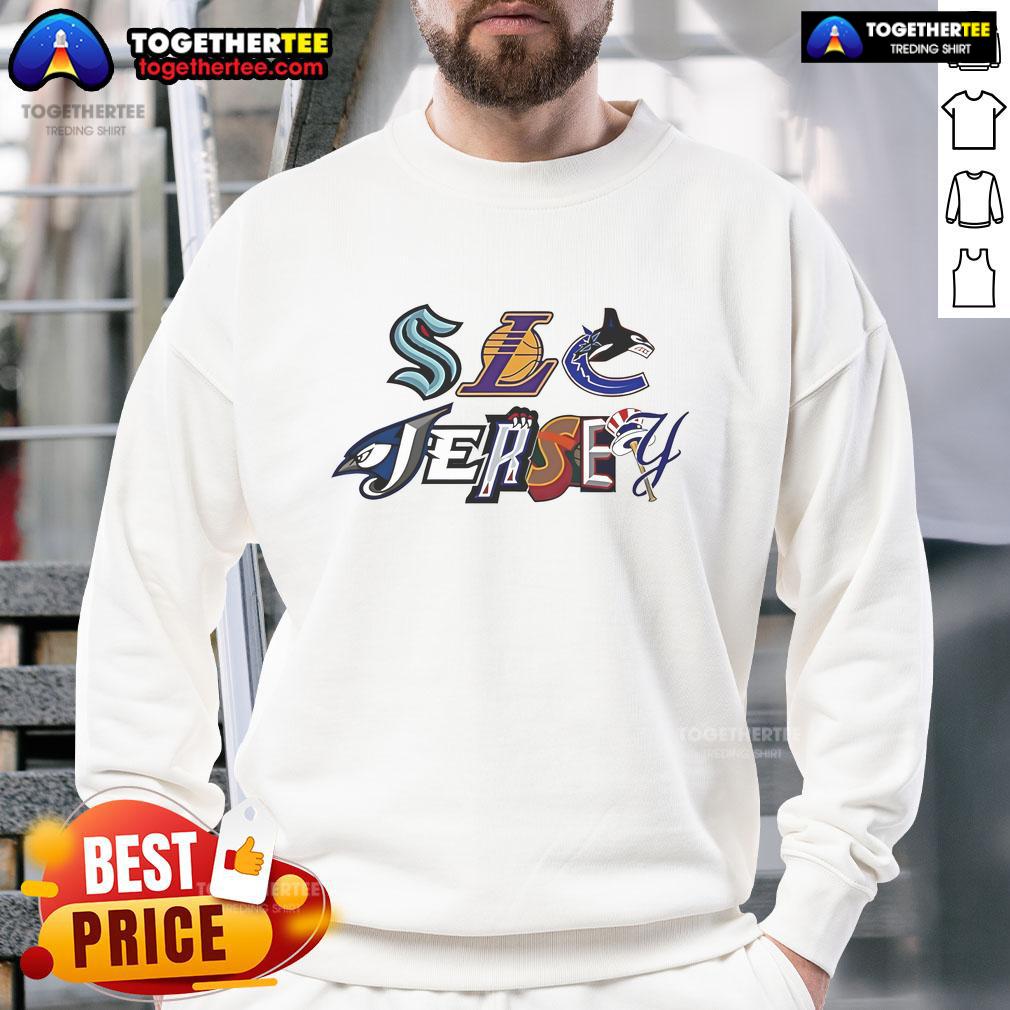 Official Slc Jersey Logo Sports Sweatshirt Official SLC jersey logo on a stylish sports sweatshirt, perfect for fans and athletes alike.