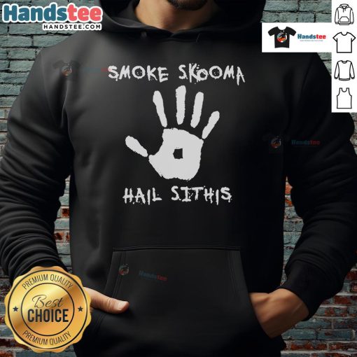 Official Smoke Skooma Hail Sithis Hoodie featuring a stylish design for fans of The Elder Scrolls series.