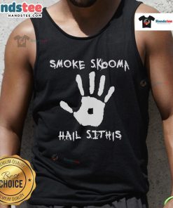 Official Smoke Skooma Hail Sithis Tank Top featuring a bold graphic design for fans of Elder Scrolls merchandise.