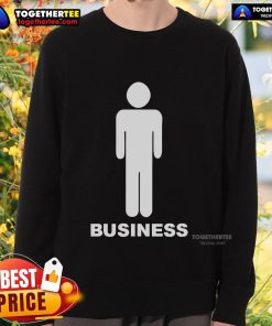 Official Snarp standing in a business sweatshirt, showcasing a stylish and professional look for casual wear.