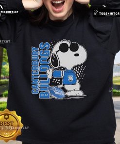 Official Snoopy Fan Canterbury Bankstown Bulldogs X The Peanuts Sweatshirt featuring vibrant graphics and cozy design.