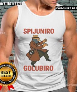 Official Spijuniro Golubiro tank top featuring a stylish design, perfect for casual wear and summer outings.