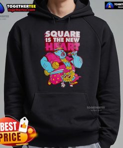 Official Square Is The New Heart Hoodie in stylish design, perfect for casual wear and fashion enthusiasts.