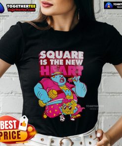 Official Square Is The New Heart Ladies Tee featuring a stylish design for women, perfect for casual wear and fashion lovers.