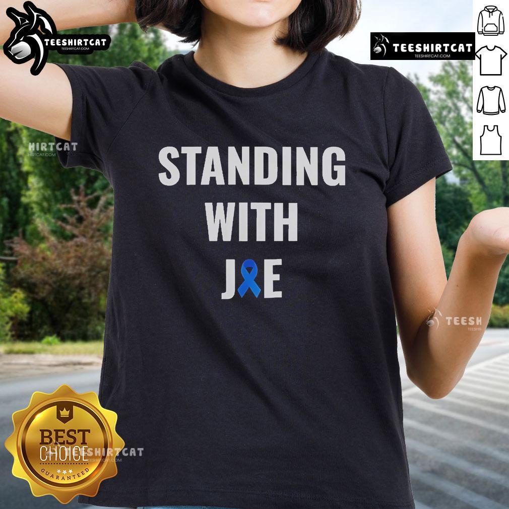 Official Standing With Joe Ladies Tee Official Standing With Joe Ladies Tee featuring a stylish design supporting Joe, perfect for casual wear and activism.
