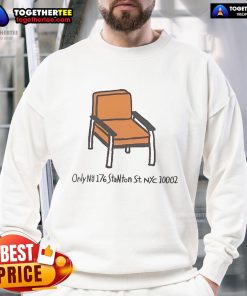 Alt Text: Official Stanton Chair Only NU-176 sweatshirt from Stanton St NYC, Summer 2025 collection, stylish and comfortable.
