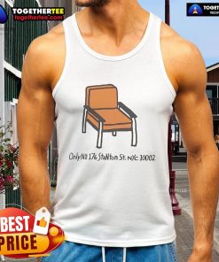 Alt Text: Official Stanton Chair Only NU-176 tank top design for Summer 2025, featuring a stylish NYC theme.