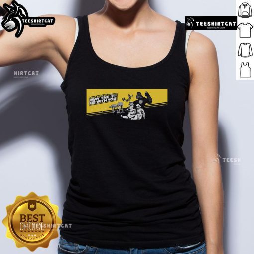 Official Star Wars Day May The 4th Be With You tank top featuring iconic Star Wars graphics for fans and collectors.
