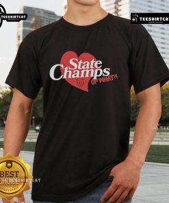 Official State Champs Kings Of What T-Shirt featuring bold graphic design and vibrant colors for fans of the band.