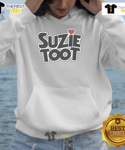 Official Suzie Toot Logo Hoodie featuring a vibrant logo on a cozy, stylish sweatshirt for fans and fashion enthusiasts.