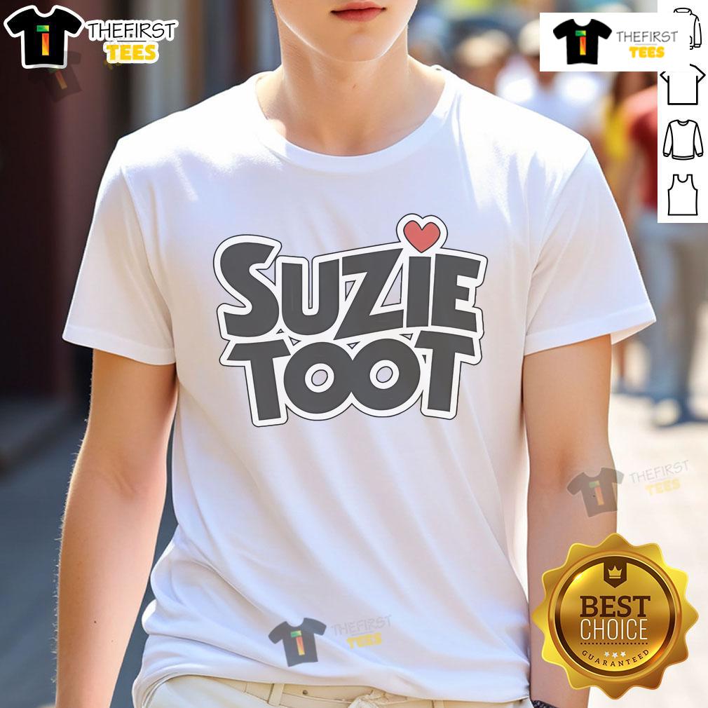 Official Suzie Toot Logo T Shirt Official Suzie Toot Logo T-Shirt featuring a vibrant logo design on a stylish, comfortable fabric.