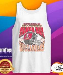 Official Tampa Bay Buccaneers relaxed tank top featuring team colors and logo, perfect for game day or casual wear.