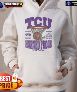 Official TCU Horned Frogs Game Time Hoodie in purple, featuring logo and stylish design for fans and game day wear.
