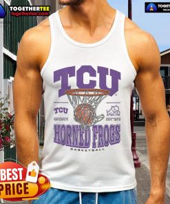 Official TCU Horned Frogs Game Time Tank Top in purple, perfect for showing team spirit at games or casual outings.