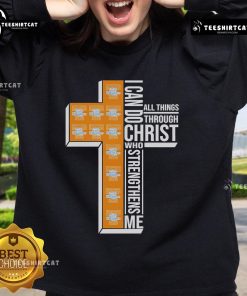 Alt Text: Official Tennessee Lady Volunteers sweatshirt featuring I Can Do All Things Through Christ Who Strengthens Me design.