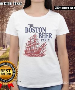 Official Boston Beer Party Ladies Tee featuring a stylish design perfect for beer enthusiasts and casual wear.