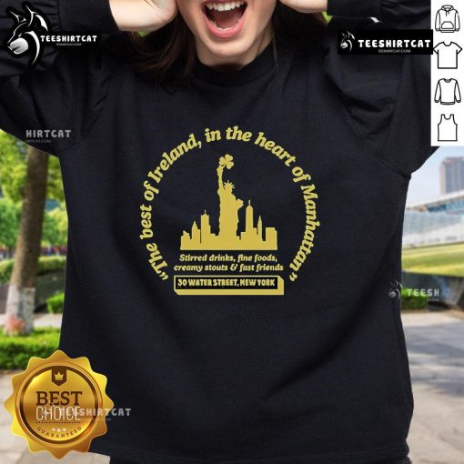 Official The Dead Rabbit Irish Imports Manhattan Sweatshirt featuring a classic design and cozy fit for fans.