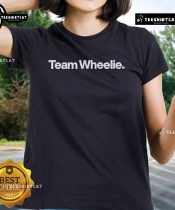 Official The Race Team Wheelie Ladies Tee featuring a stylish design perfect for motorsport fans and casual wear.