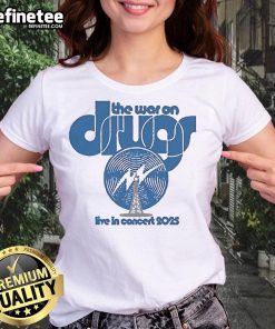 Official The War On Drugs live in concert 2025 ladies tee featuring vibrant design and tour details.