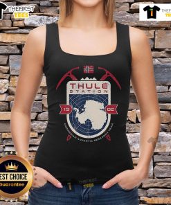Official Thule Station 1982 Norwegian Antarctic Research Team tank top featuring iconic design and vintage style.