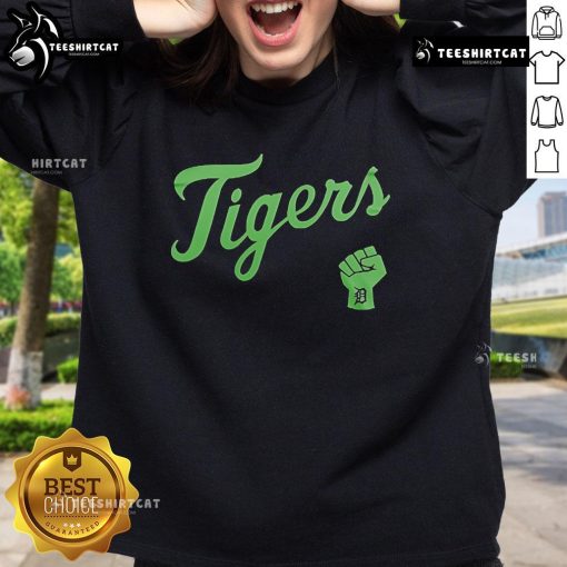 Official Tigers Mental Health Awareness Month 2025 sweatshirt in vibrant colors promoting mental health awareness.