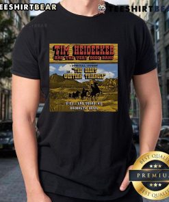 Alt Text: Official Tim Heidecker & The Very Good Band 2025 Tour T-Shirt featuring vibrant design and tour details.