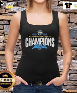 Official Toledo Walleye X 2025 ECHL Western Conference Champions special tank top featuring team logo and colors.