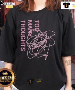 Official Too Many Thoughts Signature Refuse To Conform Ladies Tee showcasing a stylish design for confident women.