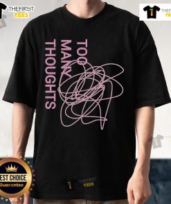 Alt Text: Official Too Many Thoughts Signature Refuse To Conform T-Shirt in black, featuring a bold graphic design.