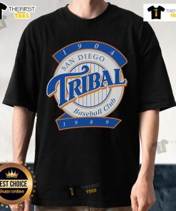 Official Tribal Streetwear SD Pinstripe 1904 1989 T-Shirt features a stylish design with a modern fit, perfect for casual wear.