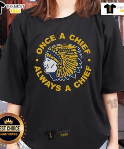 Official Trump Massapequa 'Once A Chief, Always A Chief' 2025 Ladies Tee in vibrant colors, perfect for loyal fans.