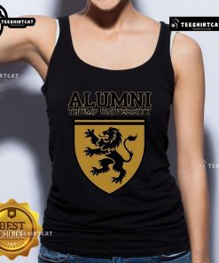 Donald Trump 2025 tank top featuring 'Official Trump University Alumni' design, perfect for supporters and fans.