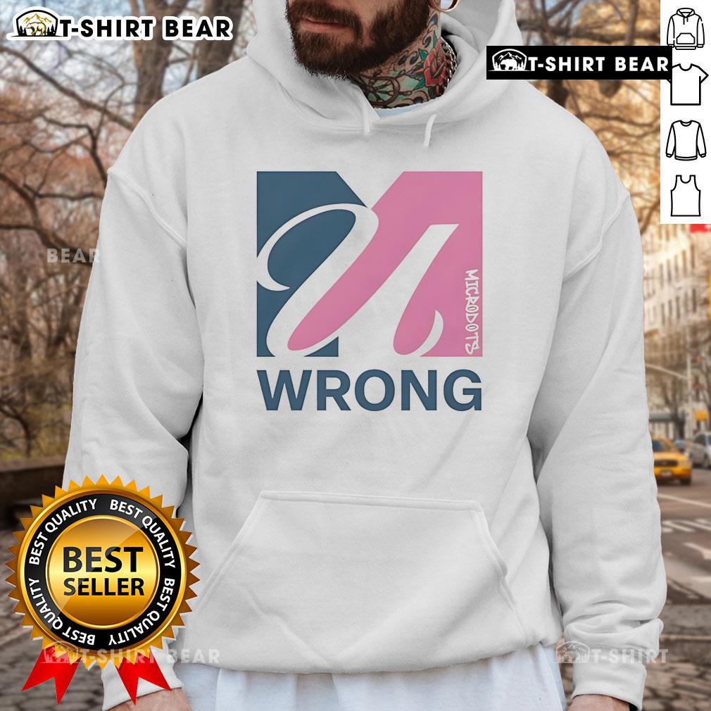 Official U Wrong Logo Hoodie Official U Wrong Logo Hoodie featuring a bold design and vibrant colors for casual streetwear style.