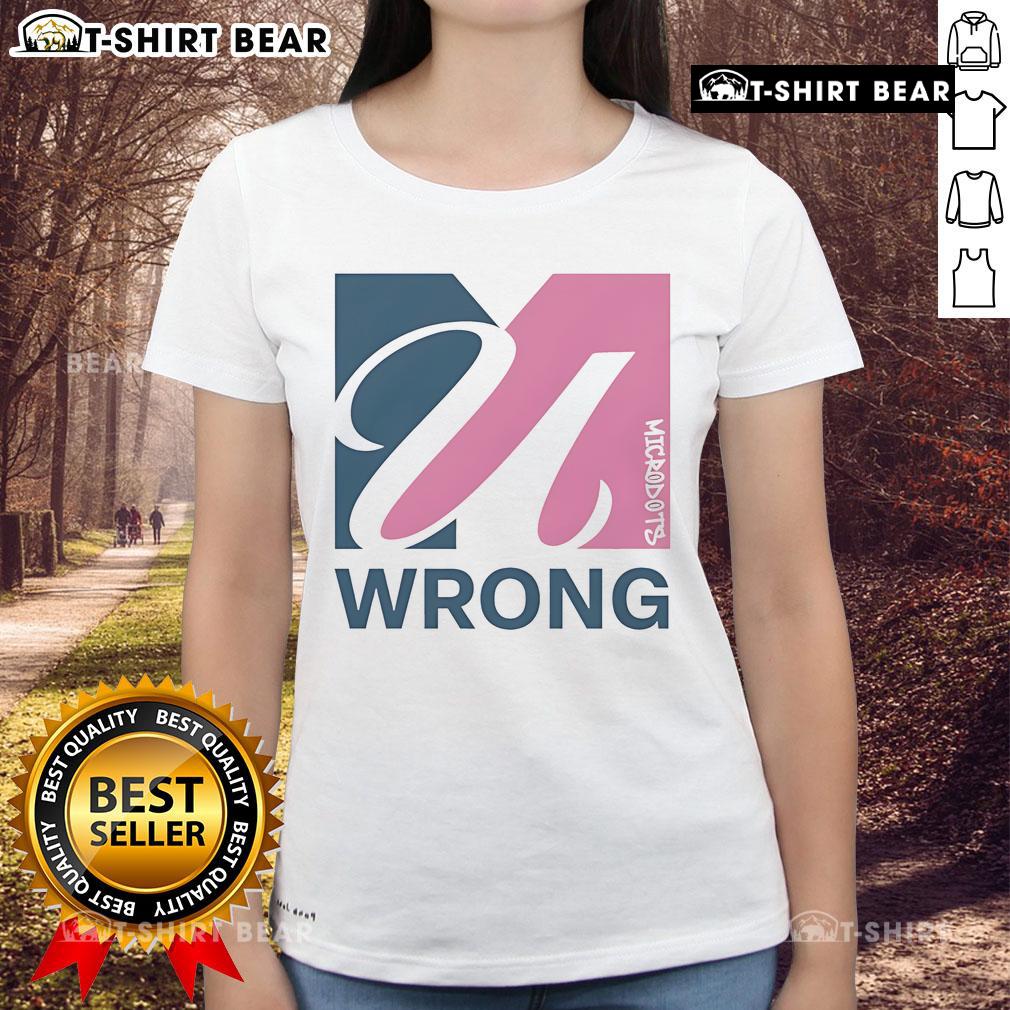 Official U Wrong Logo Ladies Tee Official U Wrong logo on a stylish ladies tee, perfect for casual wear and showing off your unique style.