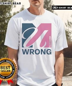 Official U Wrong Logo T-Shirt featuring bold logo design on a stylish cotton fabric, perfect for casual wear.